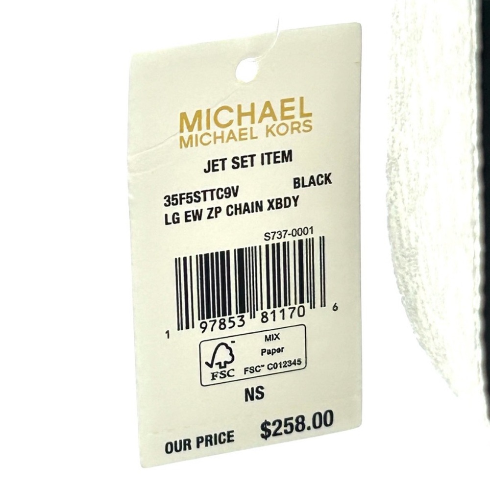 Michael Kors Jet Set Large Signature Logo Crossbody
Bag Black Multi - Picture 11 of 11